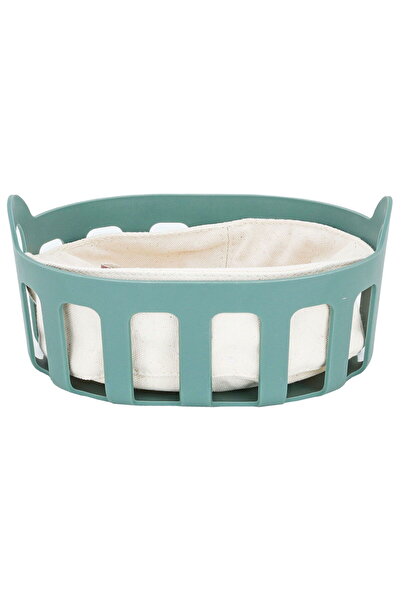 Generic Al Saif Gallery Steel Basket, 24X19X9 Cm - Green