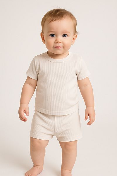 For My Baby T-Shirt Shorts 2 Piece Set