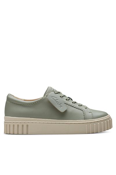 CLARKS Teniși damă verzi CLARKS-26181208 P15 LIGHT GREEN LEA