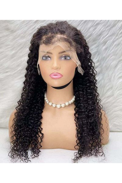 Emperium Real Front Lace Tulle Wig / Water Wave / Natural 65/70cm