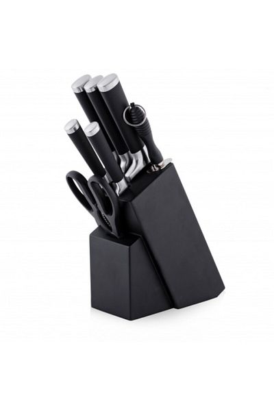 HomeVibes Set 4 knives with scissors and stand Goordon