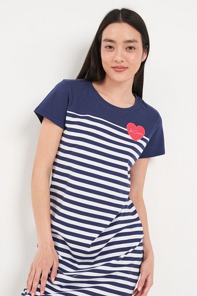 Lee Cooper Rochie dama cu dungi si imprimeu logo