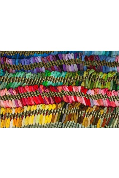 Dmc مجموعة خيوط مولين جميع الألوان - 501 قطعة