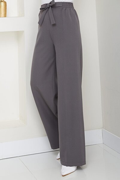 hafsamina Tie-Up Trousers Smoked Hm2782