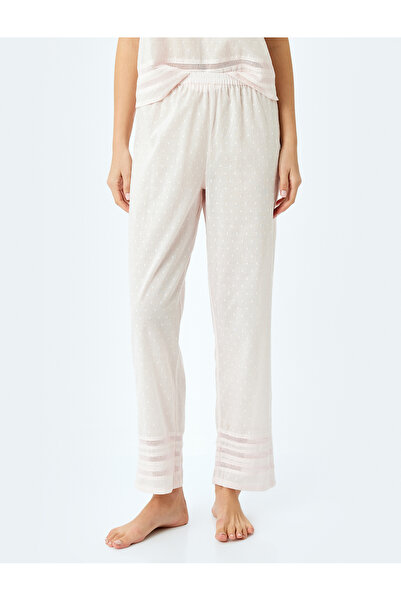 Koton Fisto Detailed Cotton Textured Pajama Bottoms