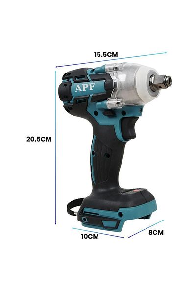 FİAPFO APF Impact Wrench 550Nm, 2 Batteries, 4.0Ah, Carrying Case and Accessories