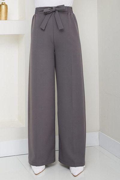 hafsamina Tie-Up Trousers Smoked Hm2782