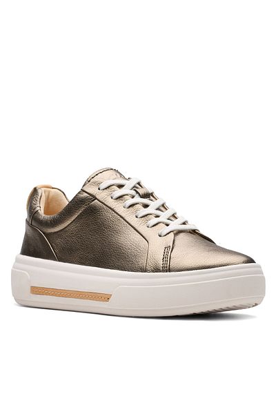 CLARKS Teniși aurii pentru femei CLARKS-26178843 158 METALLIC