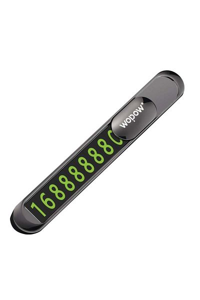 wopow Temporary Parking Number Plate PN01