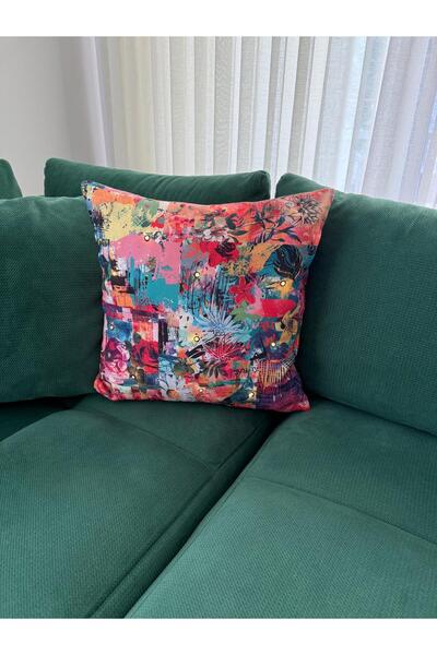 Moda Biçer Glowpillows Dug Linen Lighted Garden/Furniture Throw Pillow Cover