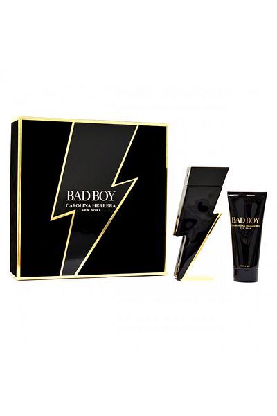 Carolina Herrera Bad Boy Gift Set, Eau De Toilette, 100 ml Eau De Toilette 100 ml Shower Gel