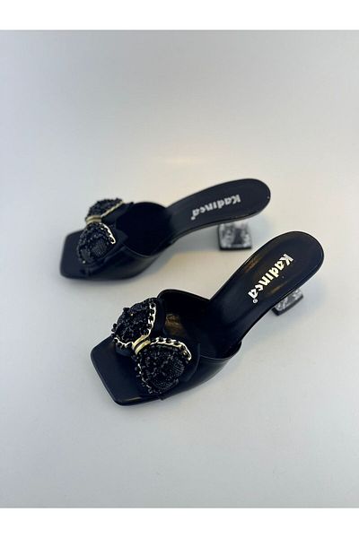 Aldina Nucci Evening Dress Stoned Slippers Kadınca Brand