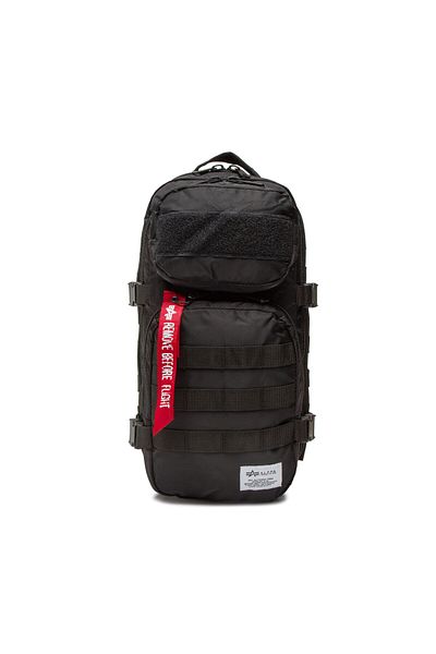 Alpha Industries Rucsac negru pentru femei, bărbați, unisex ALPHA INDUSTRIES-128927 03 NEGRU