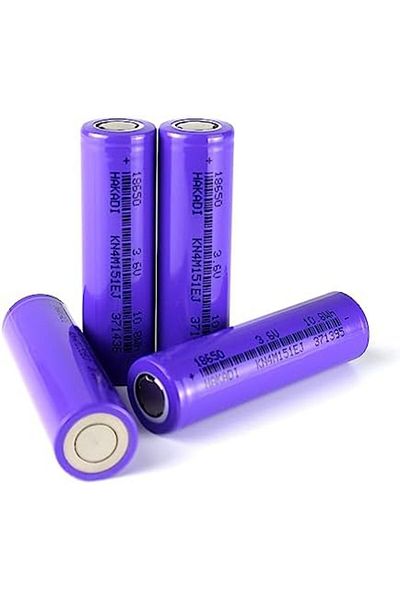 ATAGO High-power 3.7V 5000mAh 18650 lithium-ion battery pack, 4 batteries
