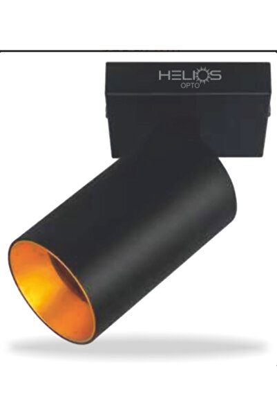 Helios Opto HS 1634 Spot Tavan Montaj Siyah Gold Tekli