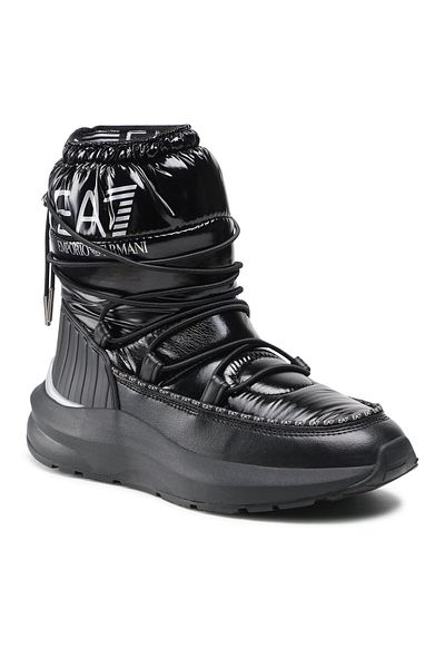 EA7 Emporio Armani Women's Snow Boots black EA7 EMPORIO ARMANI-X8M002 XK230 R926 FULL BLACK