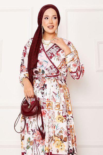 EBRUTESETTÜR Modal Suit with Tie-Up Skirt on the Sides