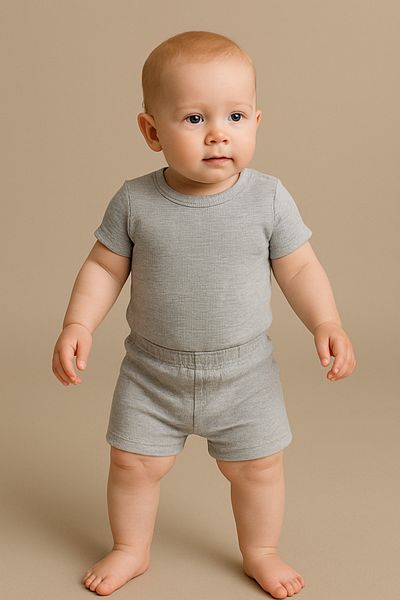 For My Baby T-Shirt Shorts 2 Piece Set