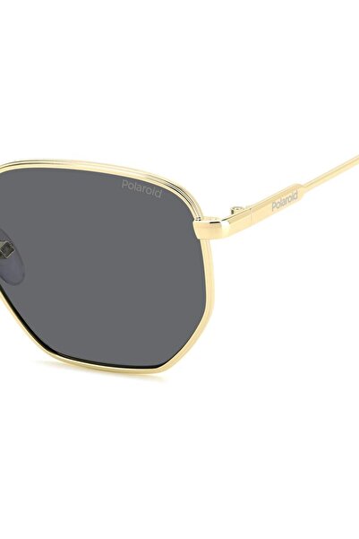 Polaroid Polaroid Men's Sunglasses PLD 6214/S/X 2F7/M9, Gold, Hexagonal, 56 mm