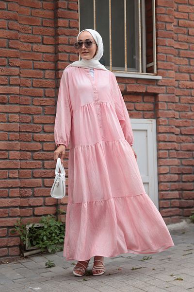 LOCCO Γυναικείο φόρεμα Katleya Model Pink