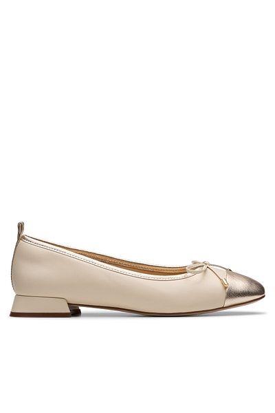 CLARKS Women's Ballerinas beige CLARKS-26181326 520 CREAM MULTI