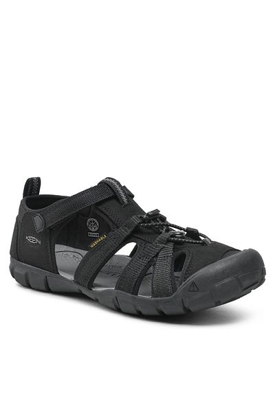 Keen Boy, Girl, Unisex Child Sandals black KEEN-KE-1027418 SEACAMP II CNX BLACK/GREY