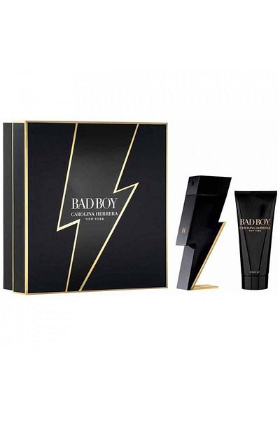 Carolina Herrera Bad Boy Gift Set, Eau De Toilette, 100 ml Eau De Toilette 100 ml Shower Gel