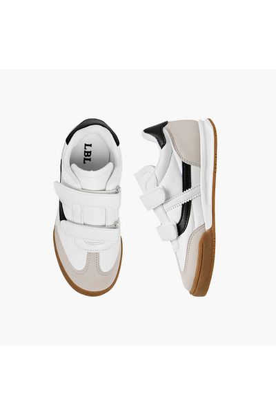 LBL by Shoexpress Panelled Sneakers with Hook and Loop Closure
