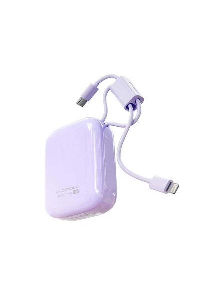 wopow Portable Charger SQ79 - Purple, 10,000 mAh