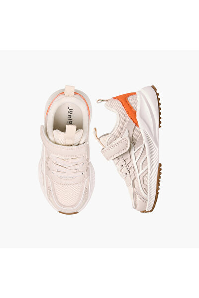 Juniors Juniors Panelled Sneakers with Hook and Loop Closure