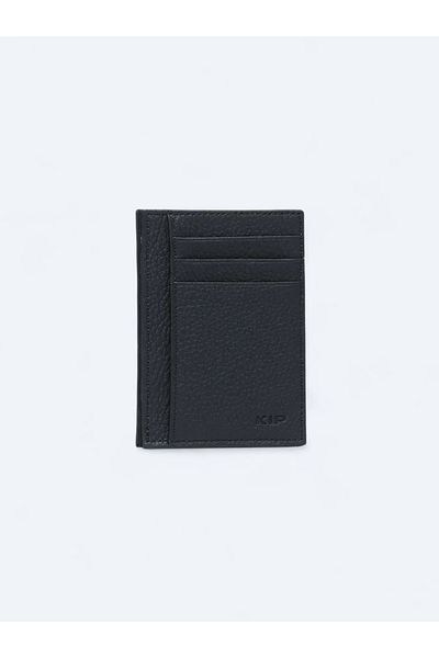 Kip Black Leather Card Holder