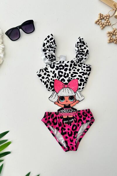 Minigimin Cicileri ملابس سباحة بيكيني للفتيات من My Little Cicileri Lol - وردي