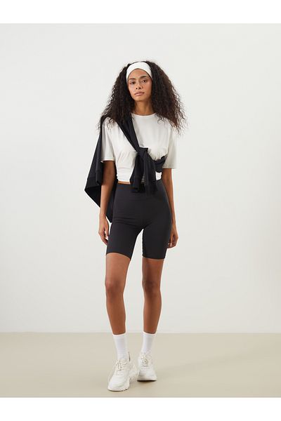 LC Waikiki Pantaloni scurți sport pentru femei, cu talie elastică