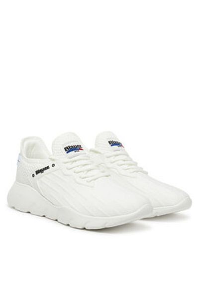 BLAUER Men's Sneakers white BLAUER-S5HULETT01/KNI WHI WHITE