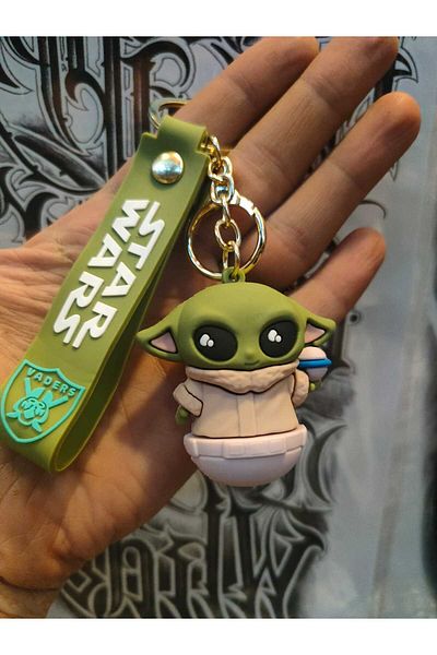 FG KONNİCHİWA Star Wars Set Yoda Cute Anime Figure Keychain Birthday Gifts Children's Ornament Toys