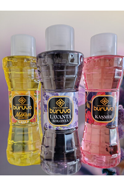 BURUVO KOLONYA KAŞMİR,LAVANTA,TARİHİ MERAM 400 ML PET KUTUSUZ
