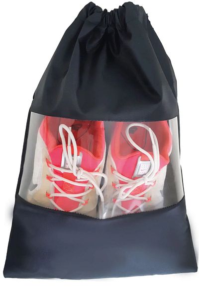 Enba İç ve Dış Ticaret Shoes Storage Bag Shoes Bag with Window Waterproof Fabric
