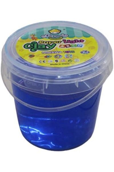 toy box tr معجون سلايم كريستالي، 1 لتر، سلايم سحري وحيد القرن للأطفال - أزرق