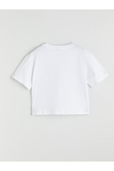 LC Waikiki Κοριτσίστικο μπλουζάκι με στάμπα Hello Kitty Crew Neck