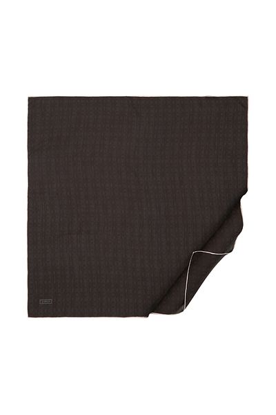 ipekevi Four Seasons Ashy Brown Monogram Scarf
