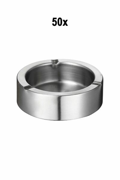 Falconetti 50 Τεμάχια Ατσάλινο 11 εκ. Ταμπάκι Στρογγυλό Ταμπάκι Καφέ Εστιατόρ...