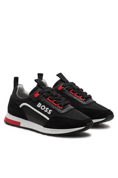 BOSS Teniși negri pentru băieți BOSS-J51323 09B BLACK M