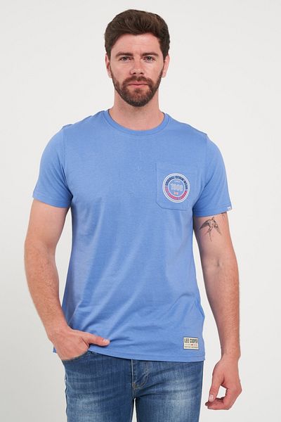 Lee Cooper Tricou barbat cu buzunar si imprimeu