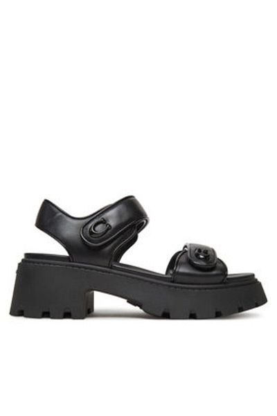 Coach Women's Sandals black COACH-CAR57 BLK BLACK