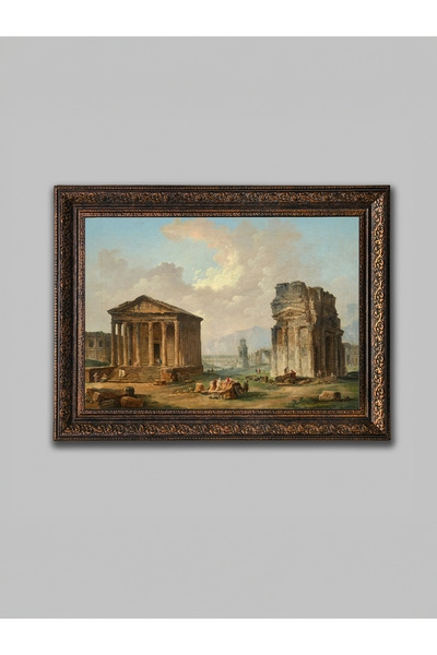 WoodyArts Orașul Antic - Cadru din bronz antic