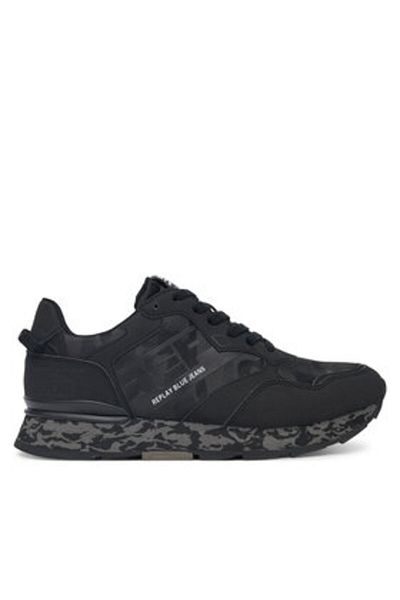 Replay Men's Sneakers black REPLAY-GMS68 .000.C0096T 1665 CAMO BLACK