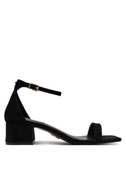 Steve Madden Women's Sandals black STEVE MADDEN-SM11003579 015 BLACK SUEDE
