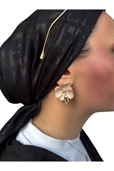 DGK COLLECTİON Hypoallergenic Earrings, Bee Detail from the Trends of the Season