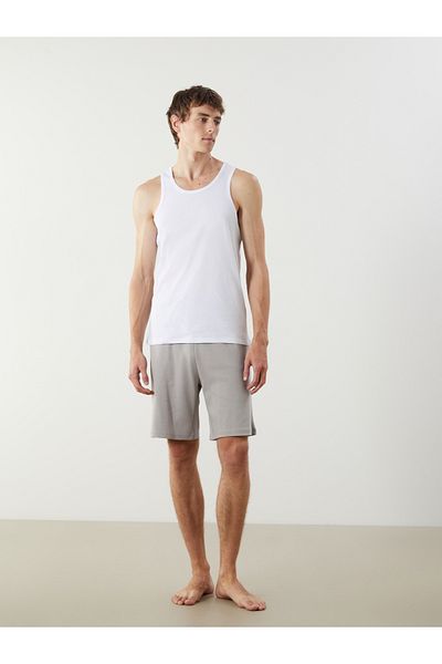 LC Waikiki Ανδρικό εσώρουχο U Neck Combed Cotton 3 τεμαχίων