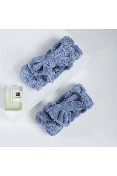 REEFI Modern rustic petrol blue hair tie